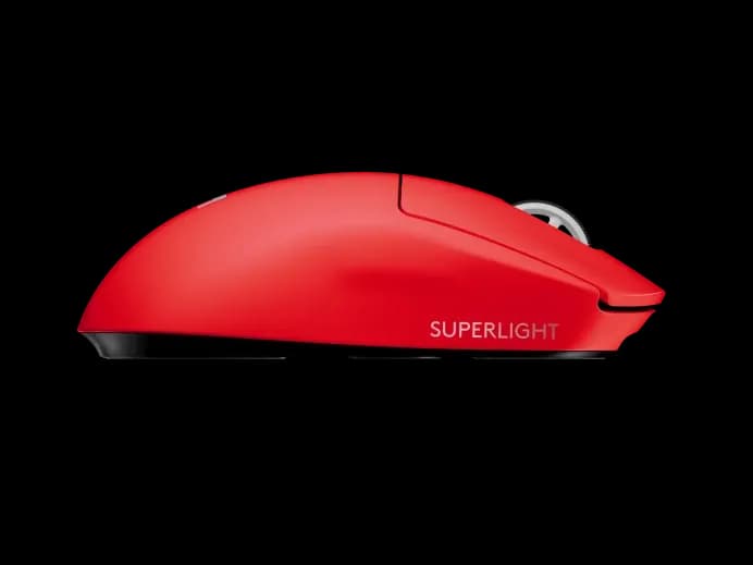 Logitech Red Logitech Pro X Superlight Wireless Gaming Mouse - Red